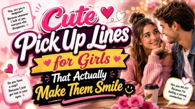 Cute Pick Up Lines for Girls That Actually Make Them Smile