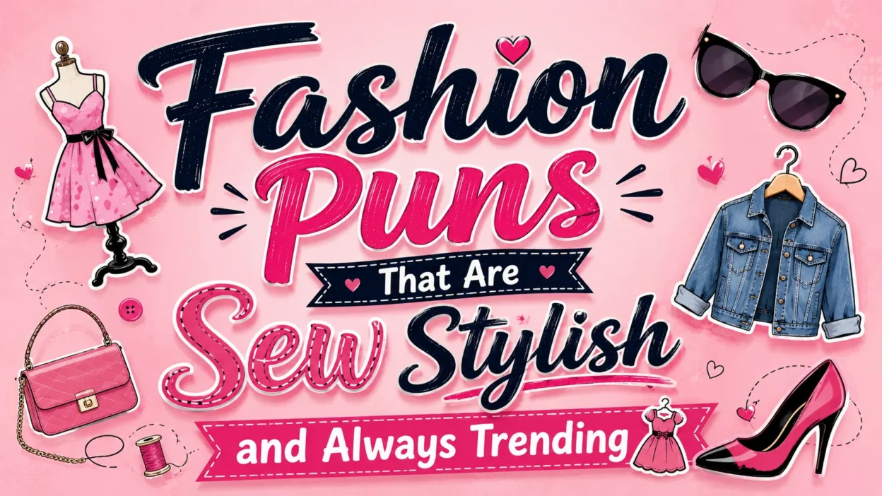 Fashion Puns That Are Sew Stylish and Always Trending 👗