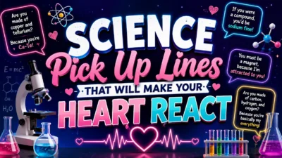 Science Pick Up Lines That Will Make Your Heart React