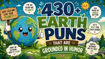 430+ Earth Puns That Are Grounded in Humor