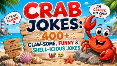 Crab Jokes 400+ Claw-some, Funny & Shell-icious Jokes 🦀😂