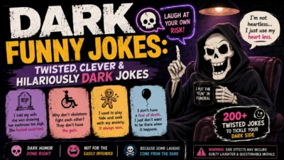 Dark Funny Jokes Twisted, Clever & Hilariously Dark Jokes