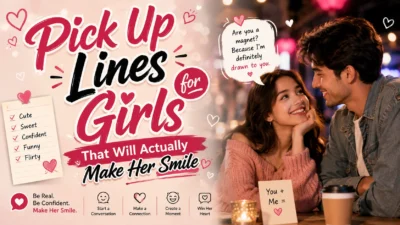Pick Up Lines for Girls That Will Actually Make Her Smile