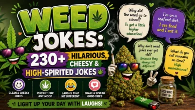 Weed Jokes 230+ Hilarious, Cheesy & High-spirited Jokes 🌿