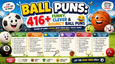 Ball Puns: 416+ Funny, Clever & Bouncy Ball Puns ⚽😂
