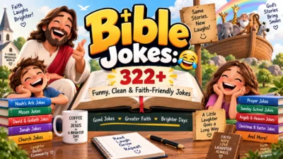 Bible Jokes 322+ Funny, Clean & Faith-Friendly Jokes 📖😂