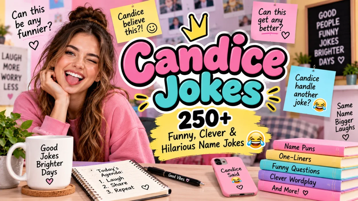 Candice Jokes 250+ Funny, Clever & Hilarious Name Jokes 😂