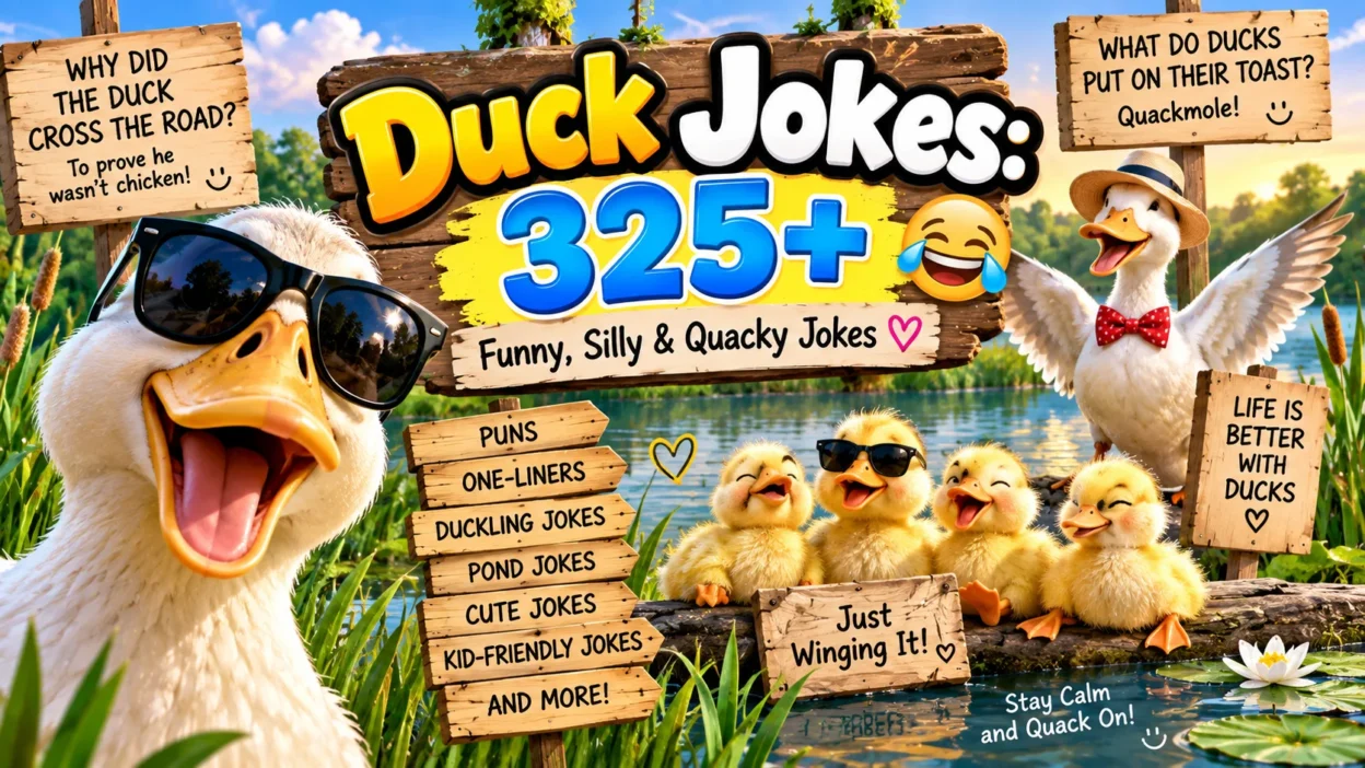 Duck Jokes 325+ Funny, Silly & Quacky Jokes 🦆😂