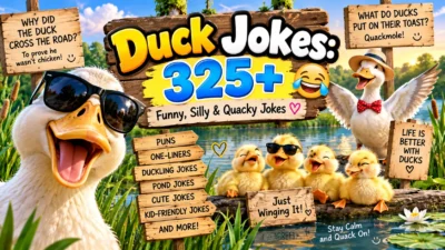 Duck Jokes 325+ Funny, Silly & Quacky Jokes 🦆😂