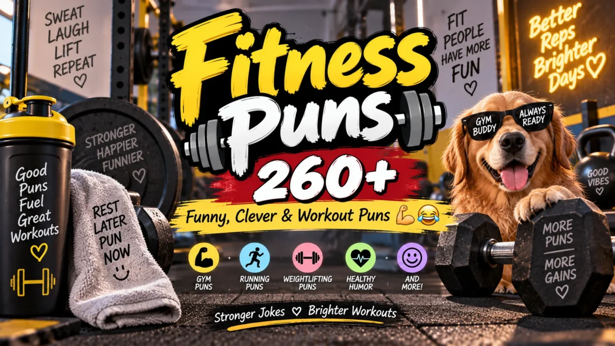 Fitness Puns 260+ Funny, Clever & Workout Puns 💪😂