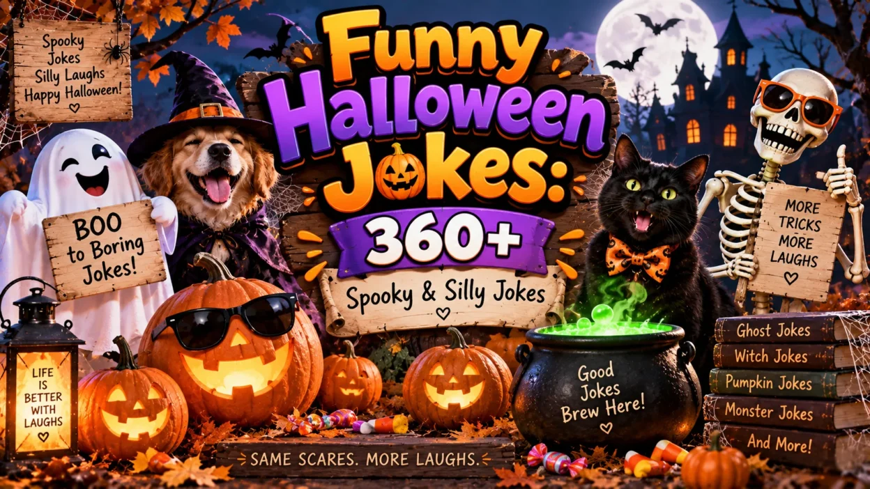 Funny Halloween Jokes 360+ Spooky & Silly Jokes 🎃😂