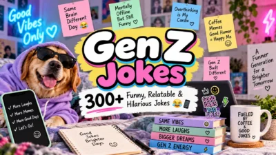 Gen Z Jokes: 300+ Funny, Relatable & Hilarious Jokes 😂📱