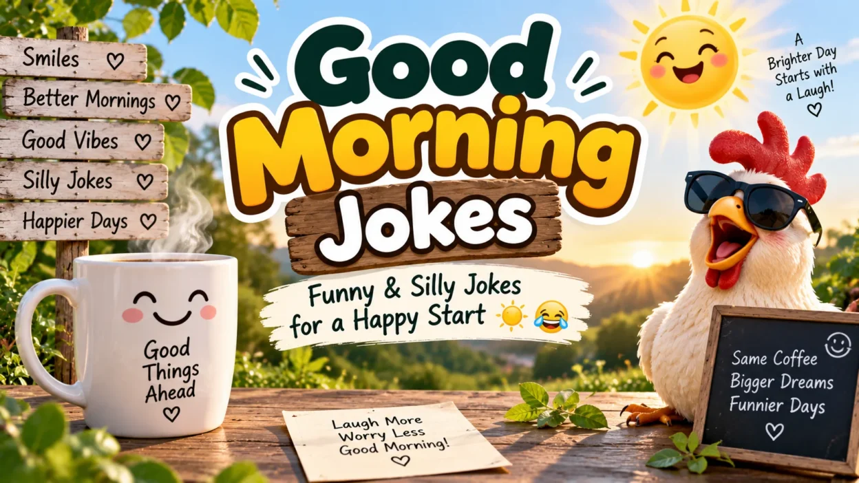 Good Morning Jokes Funny & Silly Jokes for a Happy Start ☀️😂