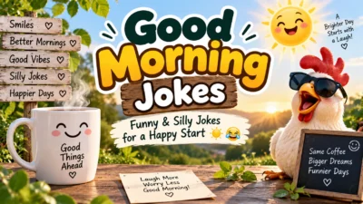 Good Morning Jokes Funny & Silly Jokes for a Happy Start ☀️😂