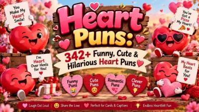 Heart Puns 342+ Funny, Cute & Hilarious Heart Puns ❤️😂