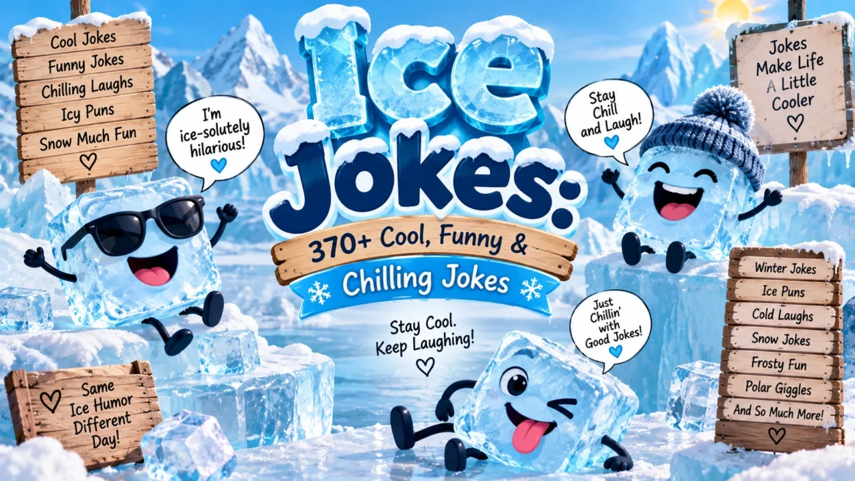 Ice Jokes 370+ Cool, Funny & Chilling Jokes 🧊😂