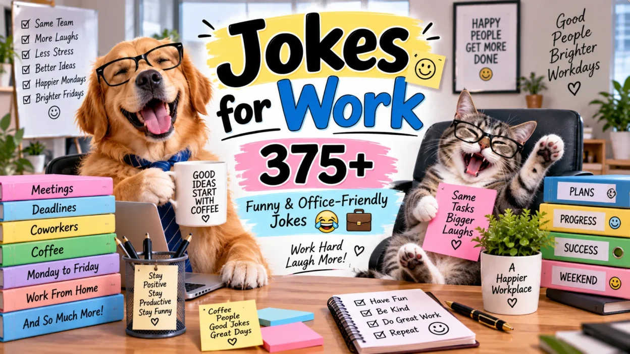 Jokes for Work 375+ Funny & Office-Friendly Jokes 😂💼
