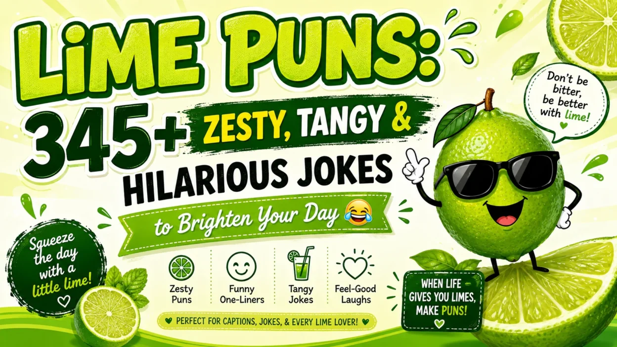 Lime Puns 345+ Zesty, Tangy & Hilarious Jokes 🍋‍🟩😂