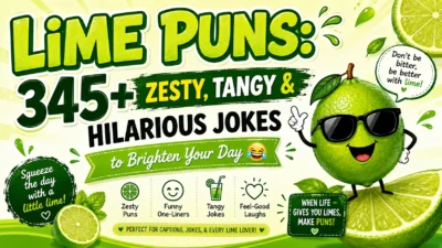 Lime Puns 345+ Zesty, Tangy & Hilarious Jokes 🍋‍🟩😂