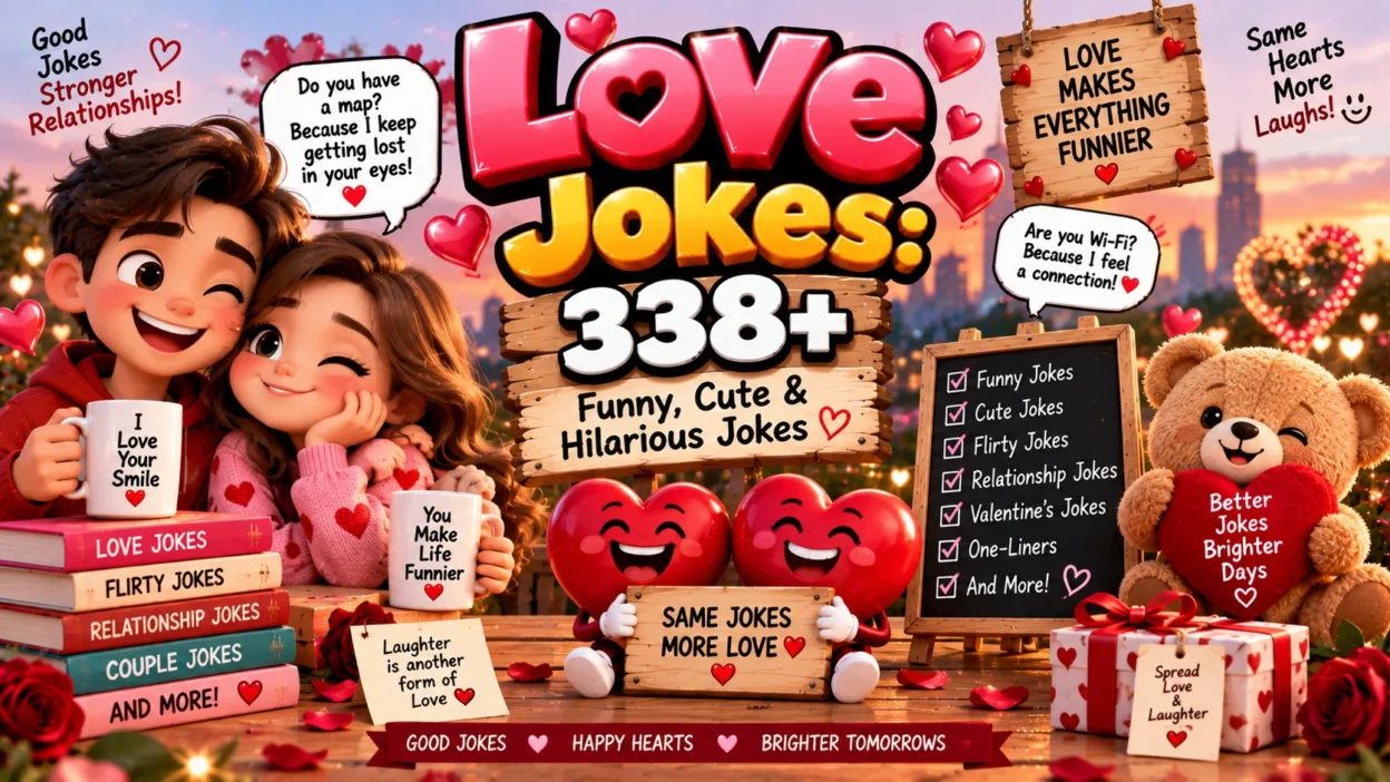 Love Jokes 338+ Funny, Cute & Hilarious Jokes ❤️😂