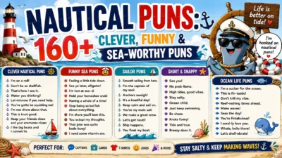 Nautical Puns 160+ Clever, Funny & Sea-worthy Puns ⚓🌊