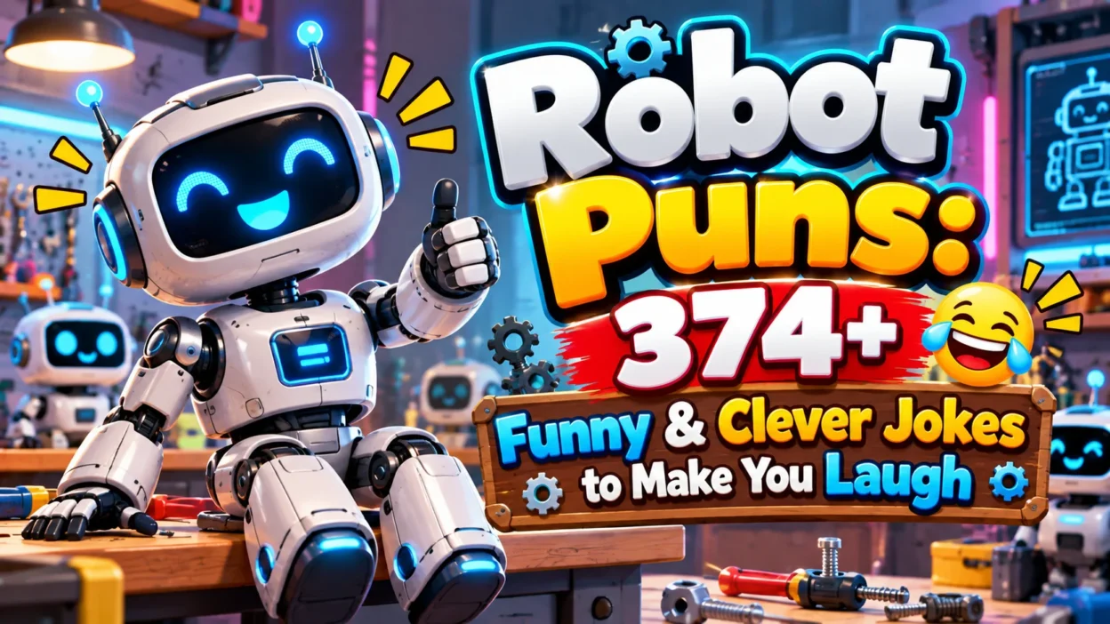 Robot Puns 374+ Funny & Clever Jokes to Make You Laugh 🤖😂