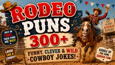 Rodeo Puns 300+ Funny, Clever & Wild Cowboy Jokes 🤠🐎