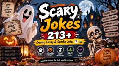 Scary Jokes 213+ Creepy, Funny & Spooky Jokes 👻😂