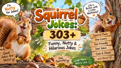 Squirrel Jokes 303+ Funny, Nutty & Hilarious Jokes 🐿️😂