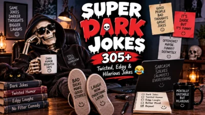 Super Dark Jokes 305+ Twisted, Edgy & Hilarious Jokes