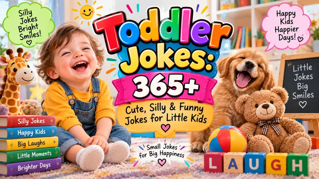 Toddler Jokes 365+ Cute, Silly & Funny Jokes for Little Kids 😂👶
