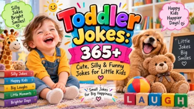Toddler Jokes 365+ Cute, Silly & Funny Jokes for Little Kids 😂👶