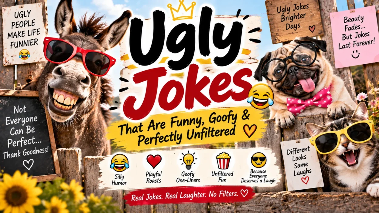 Ugly Jokes That Are Funny, Goofy & Perfectly Unfiltered 😂