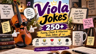 Viola Jokes 250+ Funny, Clever & Hilarious Viola Jokes 🎻😂