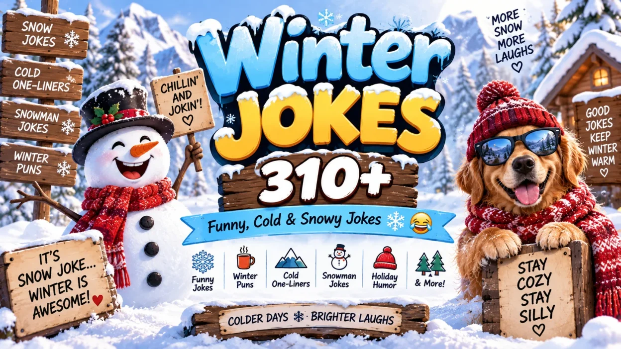 Winter Jokes: 310+ Funny, Cold & Snowy Jokes ❄️😂