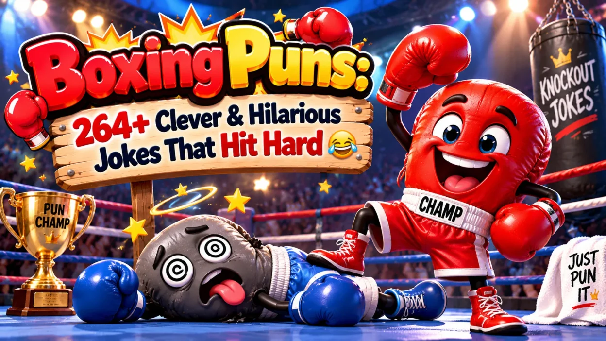 Boxing Puns 264+ Clever & Hilarious Jokes That Hit Hard 🥊🤣