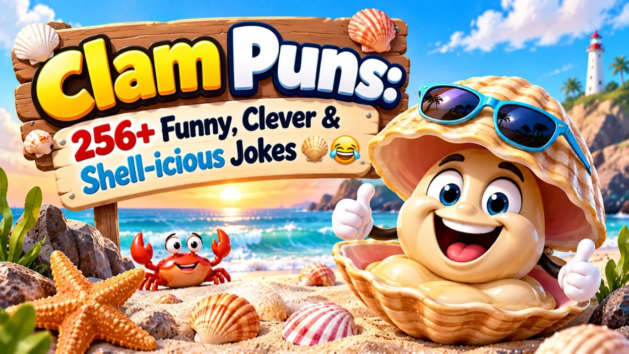Clam Puns 256+ Funny, Clever & Shell-icious Jokes 🐚😂