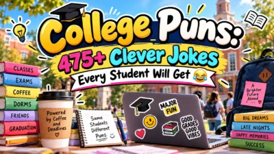 College Puns 475+ Clever Jokes Every Student Will Get 😂