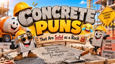 Concrete Puns That Are Solid as a Rock 🧱😂