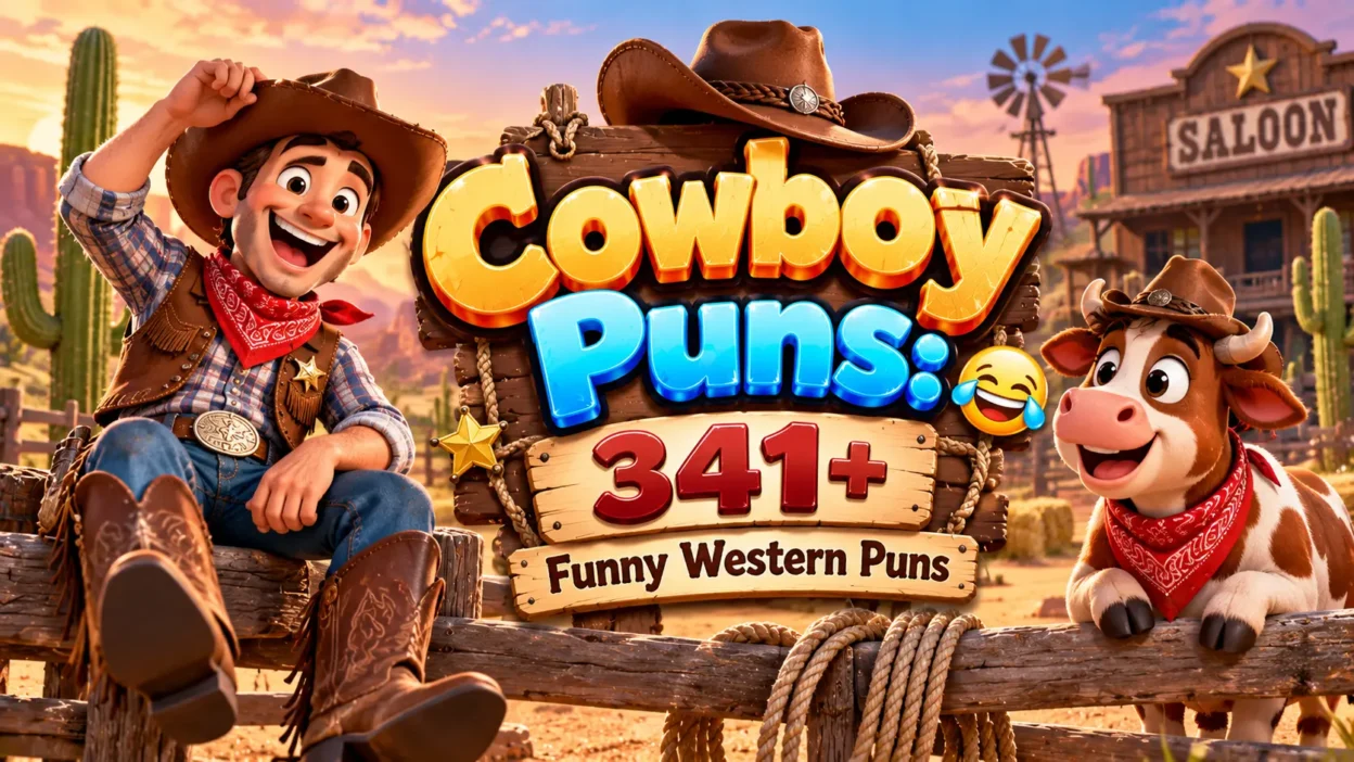 Cowboy Puns 341+ Funny Western Puns 🤠😂