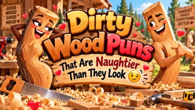 Dirty Wood Puns That Are Naughtier Than They Look 🪵😏