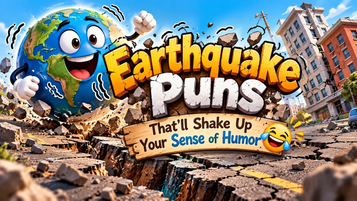 Earthquake Puns That’ll Shake Up Your Sense of Humor 🌎😂