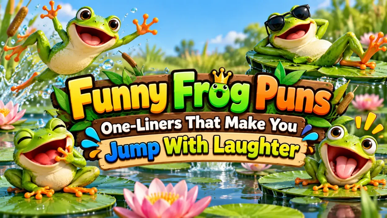 Funny Frog Puns One-Liners That Make You Jump With Laughter