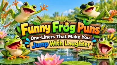 Funny Frog Puns One-Liners That Make You Jump With Laughter