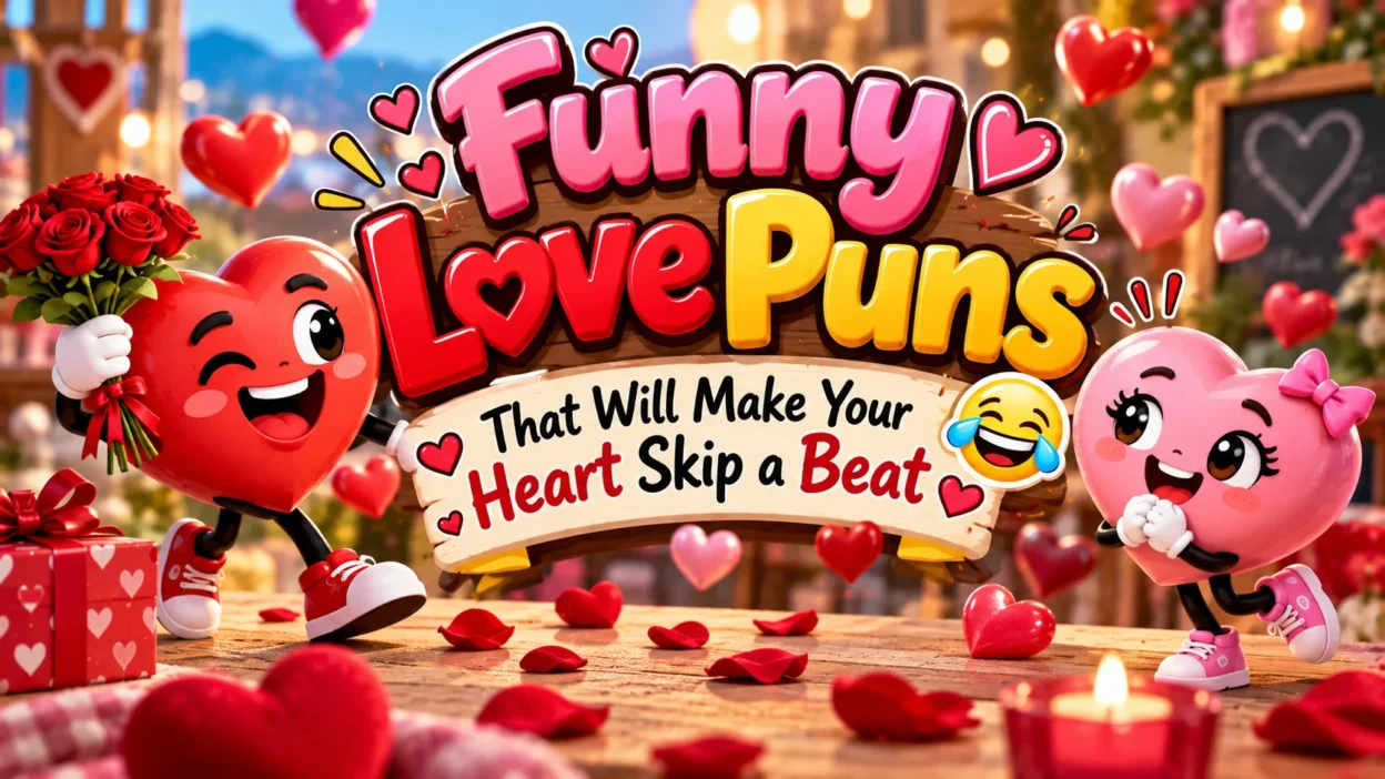 Funny Love Puns That Will Make Your Heart Skip a Beat ❤️🤣