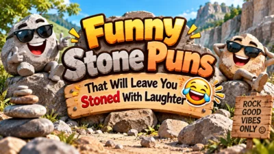 Funny Stone Puns That Will Leave You Stoned With Laughter 🪨🤣