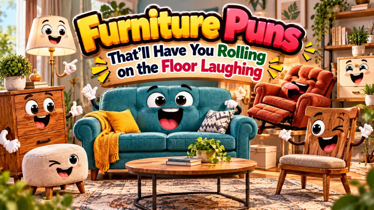 Furniture Puns That’ll Have You Rolling on the Floor Laughing 🛋️