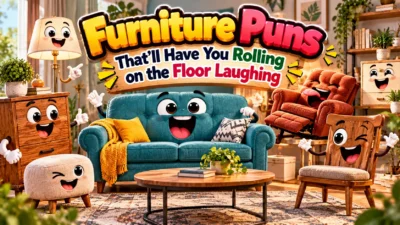 Furniture Puns That’ll Have You Rolling on the Floor Laughing 🛋️