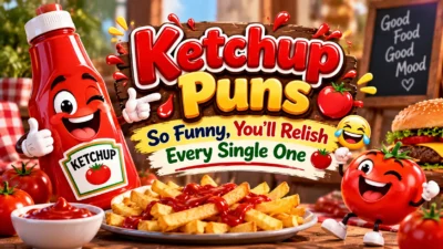 Ketchup Puns 309+ Clever & Funny Jokes for Sauce Lovers 🍅😂