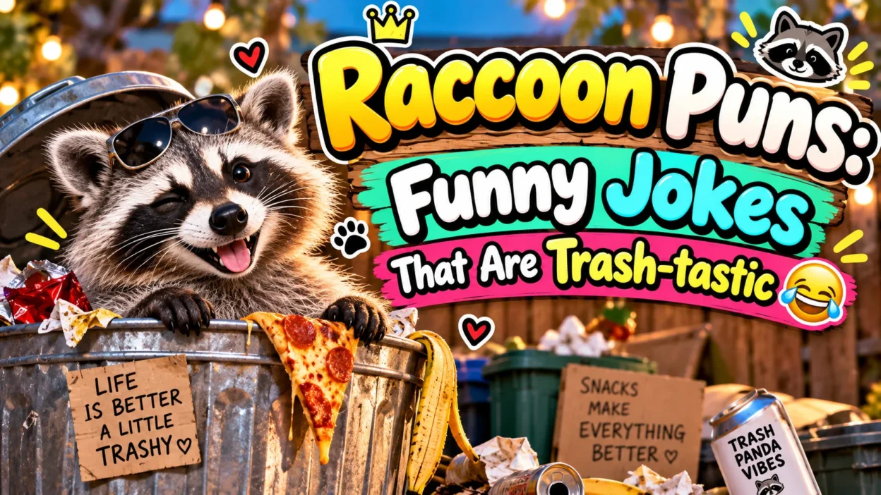 Raccoon Puns Funny Jokes That Are Trash-tastic 😂